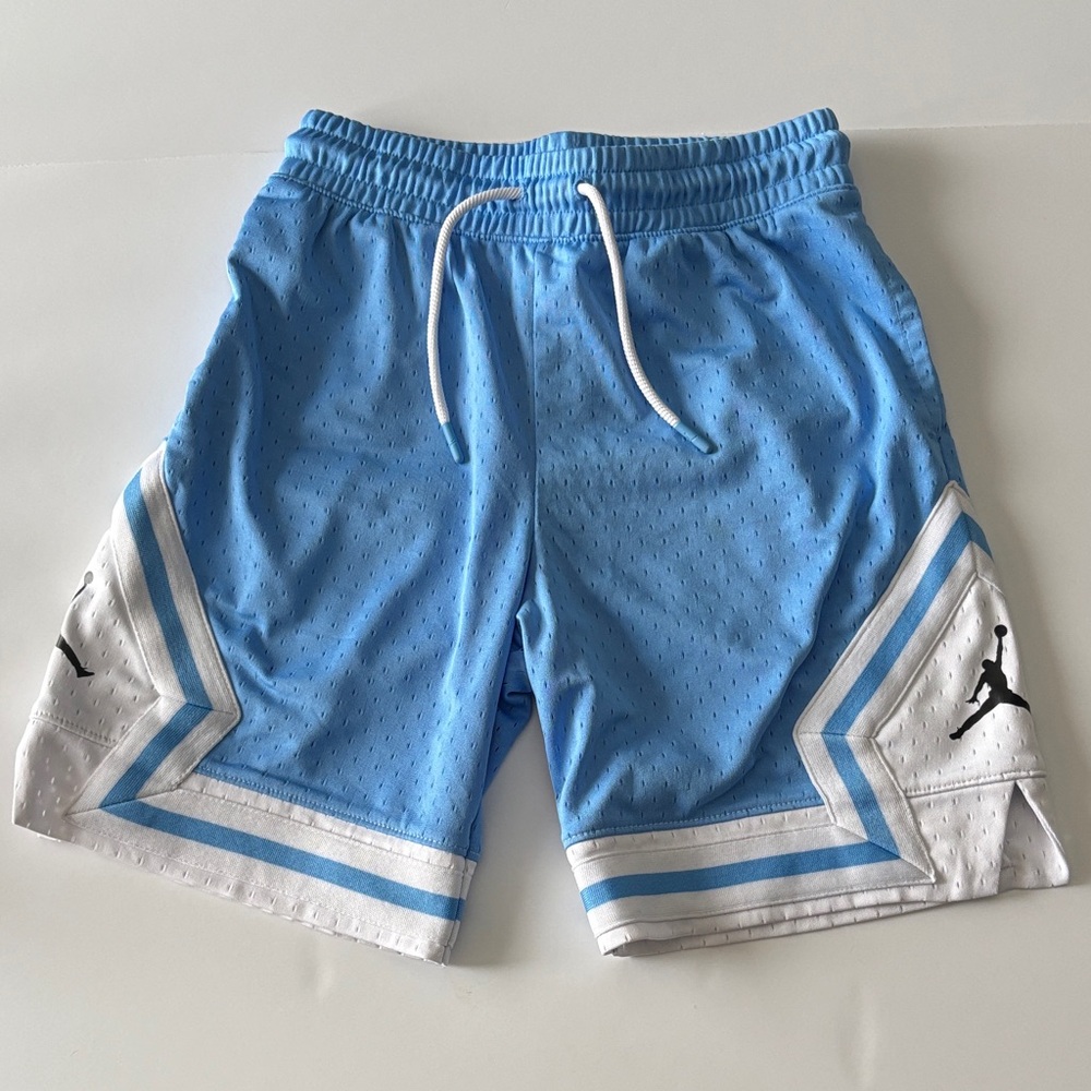 Jordan Kids Blue and White Athletic Shorts